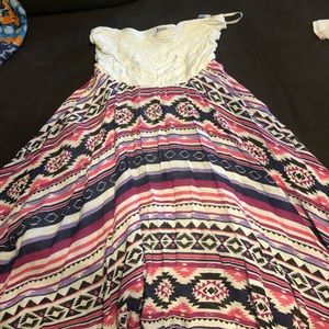 Strapless Gypsy Dress. Gently used